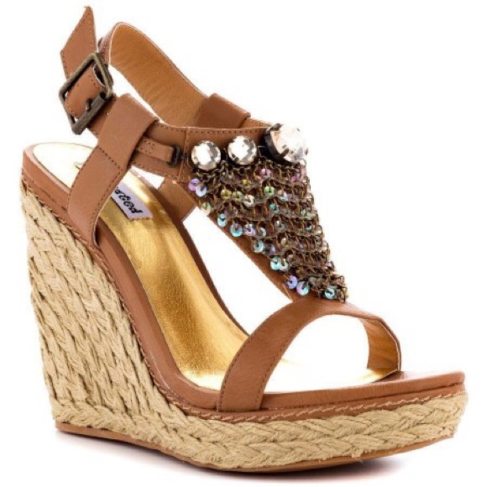 Not Rated Sequin Wedge Sandal